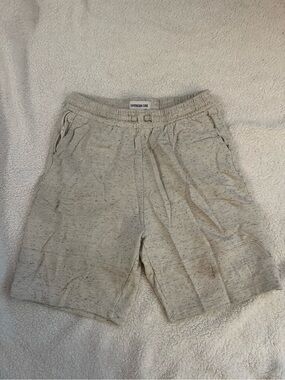 Sovereign Code Light Gray Speckled Drawstring Shorts